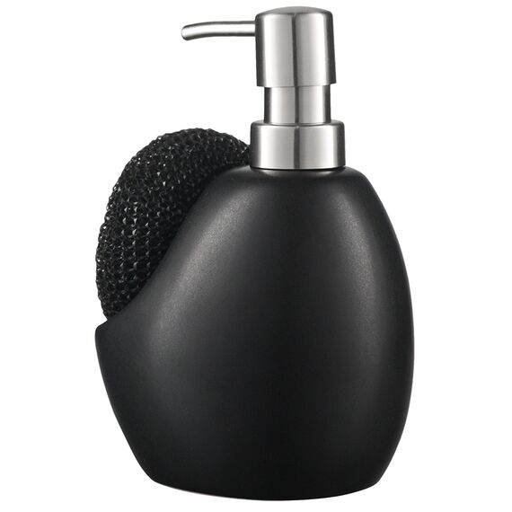 Диспенсер для мыла Lystad, 460 мл, черный, Smart Solutions, изображение 3