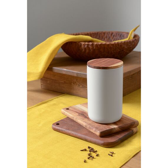 Банка для хранения керамическая Smart Solutions, 750 мл, белая, Smart Solutions, изображение 4