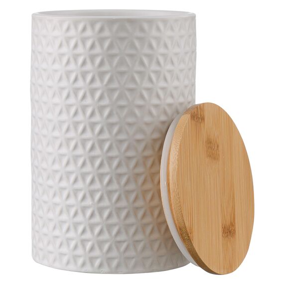 Банка для хранения керамическая Farah, 1,5 л, белая, Liberty Jones, изображение 2