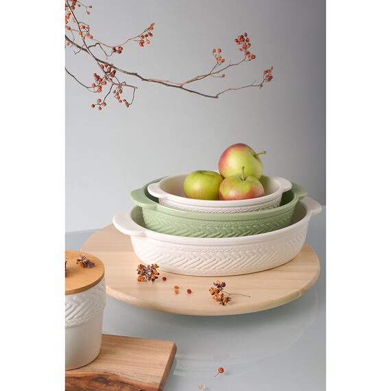 Блюдо для запекания Country Mill, 23,8х15,7 см, светло-бежевое, Liberty Jones, изображение 2