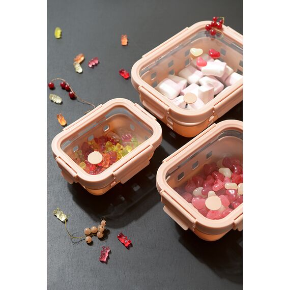 Контейнер для запекания, хранения и переноски продуктов в чехле Smart Solutions, 640 мл, бежевый, Smart Solutions, изображение 8