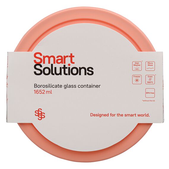 Контейнер для запекания и хранения Smart Solutions, 1652 мл, розовый, Smart Solutions, изображение 8