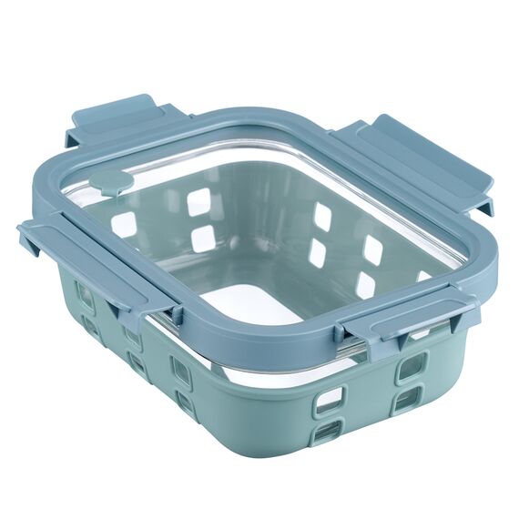 Контейнер для запекания, хранения и переноски продуктов в чехле Smart Solutions, 1050 мл, синий, Smart Solutions, изображение 11
