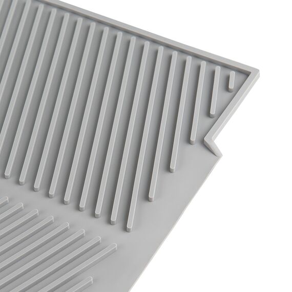 Коврик для сушки посуды Dag, 43х33 см, светло-серый, Smart Solutions, изображение 4