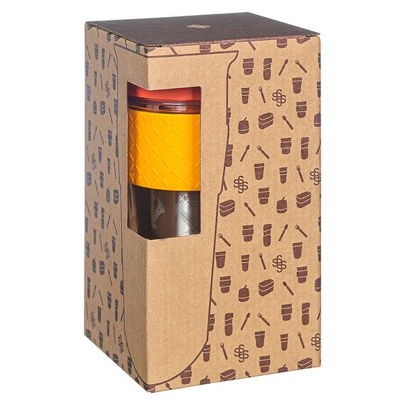 Кружка с ситечком Jaunt, 540 мл, красная, Smart Solutions, изображение 5