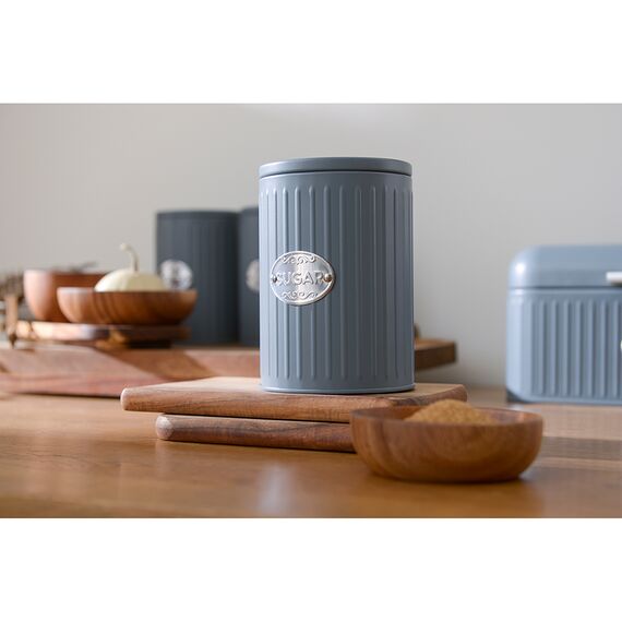 Набор банок для хранения Zinco, 1,2 л, серые, 3 шт., Smart Solutions, изображение 2