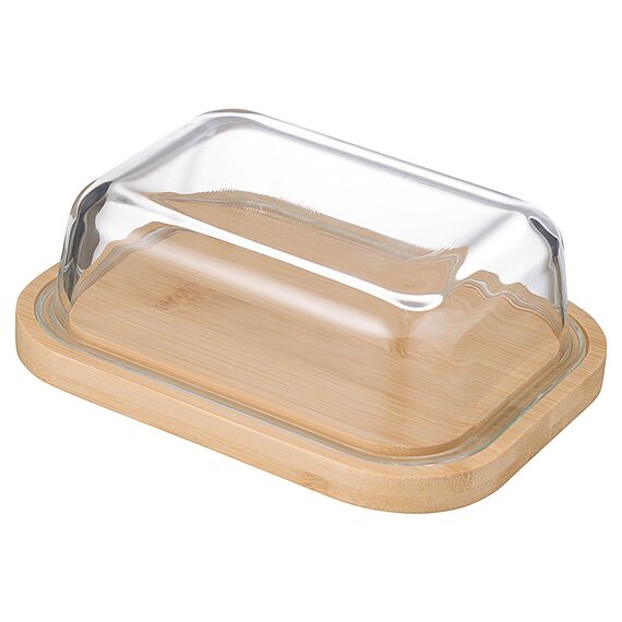 Масленка стеклянная, 18х14х6 см, Smart Solutions