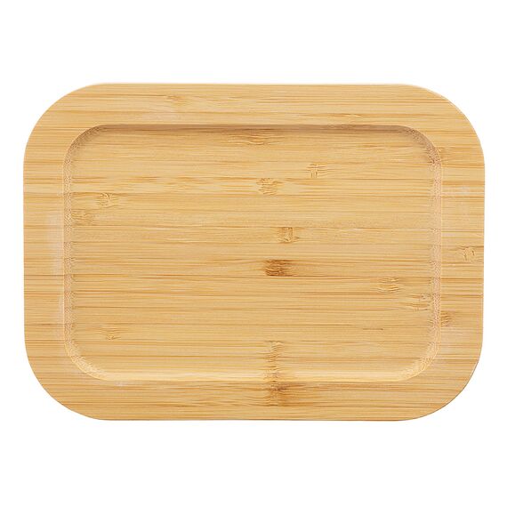 Набор стеклянных прямоугольных контейнеров с бамбуковыми крышками, 3 шт., Smart Solutions, изображение 10