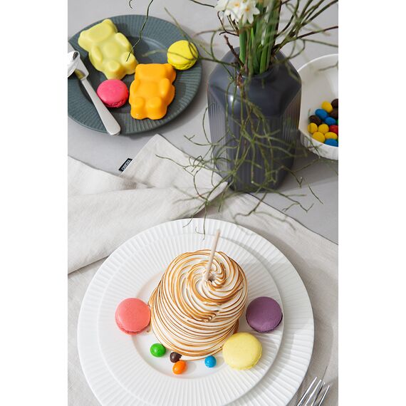 Набор обеденных тарелок Soft Ripples, ?27 см, белые, 2 шт., Liberty Jones, изображение 4