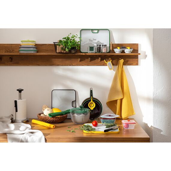 Овощечистка с теркой для цедры 2 в 1 Vegard, 14 см, желтая, Smart Solutions, изображение 6