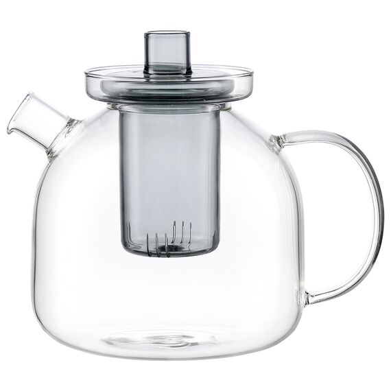 Чайник стеклянный, 750 мл, серый, Smart Solutions, изображение 2