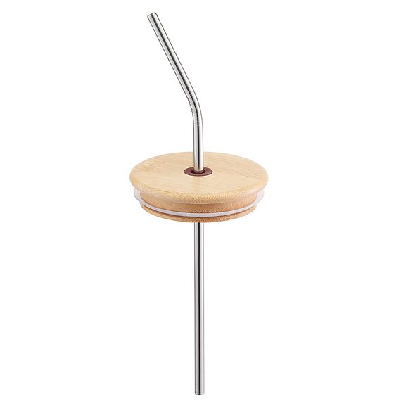 Термостакан стальной с трубочкой, 520 мл, сливовый, Smart Solutions, изображение 5