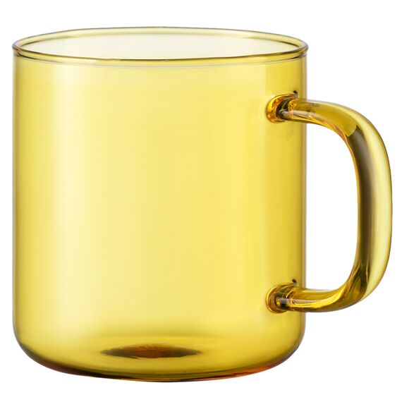 Чашка стеклянная, 350 мл, оранжевая, Smart Solutions, изображение 6