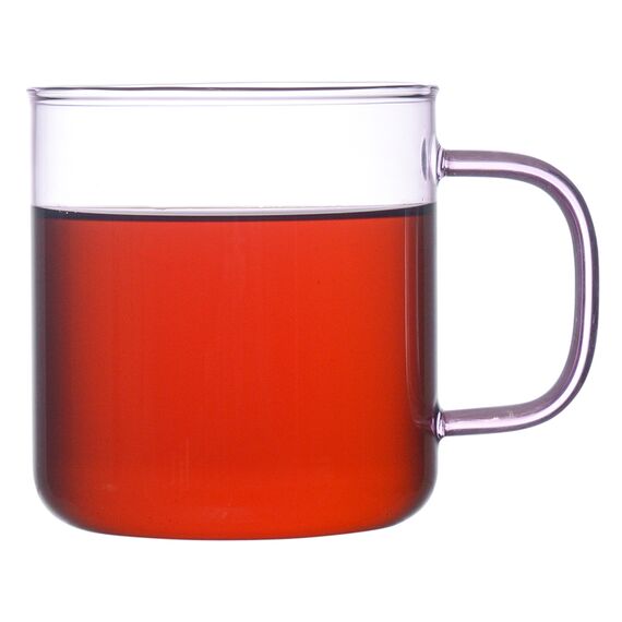 Чашка стеклянная, 350 мл, розовая, Smart Solutions, изображение 5