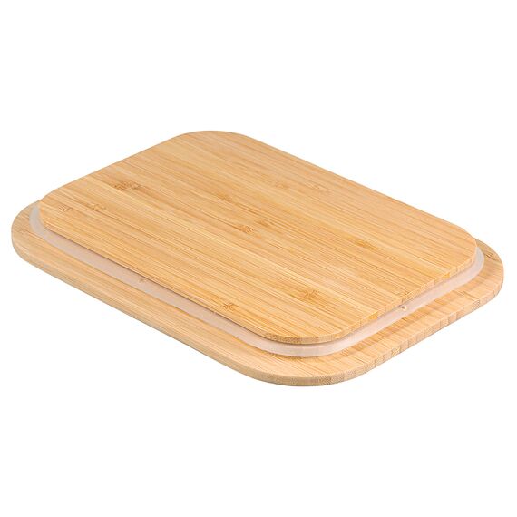 Контейнер для запекания и хранения прямоугольный с крышкой из бамбука, 2,5 л, Smart Solutions, изображение 3