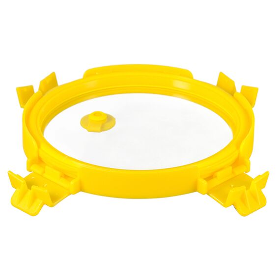 Контейнер для запекания и хранения круглый с крышкой, 400 мл, желтый, Smart Solutions, изображение 8