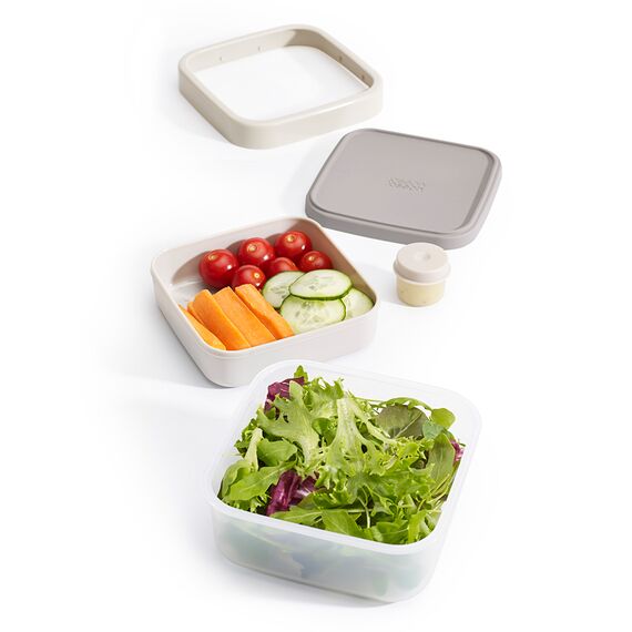 Ланч-бокс для салатов компактный GoEat™  серый, Joseph Joseph, изображение 7