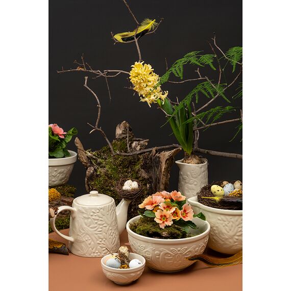 Чайник заварочный Birds of Paradise, 1 л, кремовый, Liberty Jones, изображение 4