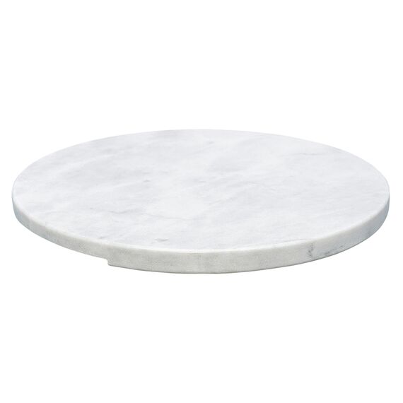 Блюдо сервировочное Marm, 25 см, белый мрамор, Liberty Jones