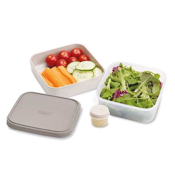 Ланч-бокс для салатов компактный GoEat™  серый, Joseph Joseph, изображение 3