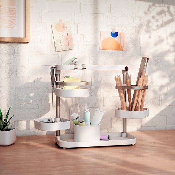 Органайзер универсальный Holster, белый/никель, Umbra, изображение 6