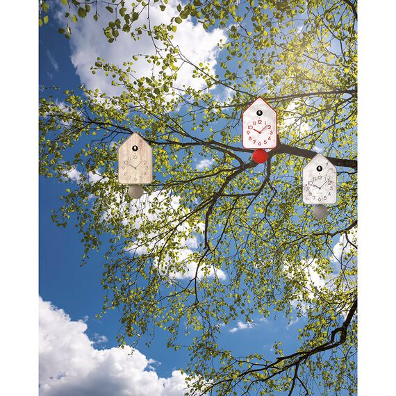 Часы настенные с маятником QQ-UP, красные, Guzzini, изображение 3