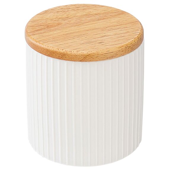 Банка для хранения с бамбуковой крышкой Soft Ripples, Dual Glazing, Liberty Jones, изображение 5