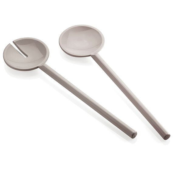 Набор столовых приборов для салата Tiffany, серо-бежевые, Guzzini