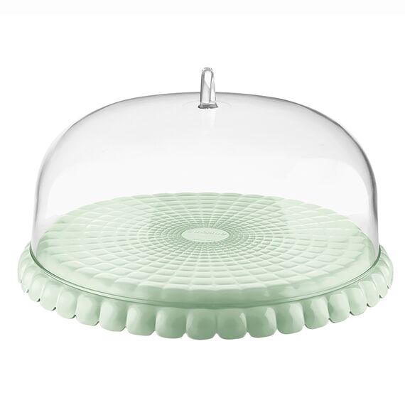 Подставка для торта с крышкой Tiffany, ?36 см, зеленая, Guzzini