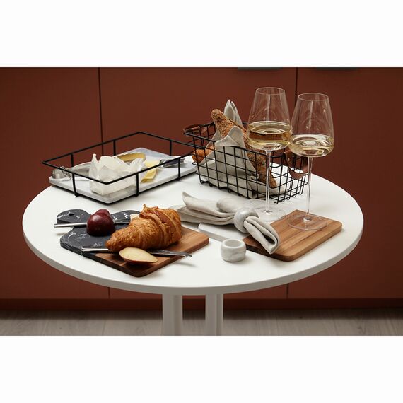 Доска сервировочная Marm, 21,5х33,5 см, белый мрамор/акация, Liberty Jones, изображение 6