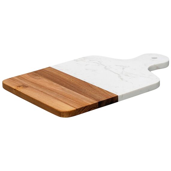 Доска сервировочная Marm, 21,5х33,5 см, белый мрамор/акация, Liberty Jones, изображение 3