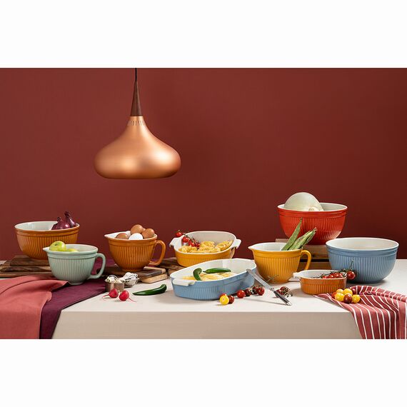 Блюдо для запекания Soft Ripples, 26,2х22,6 см, красное, Liberty Jones, изображение 2