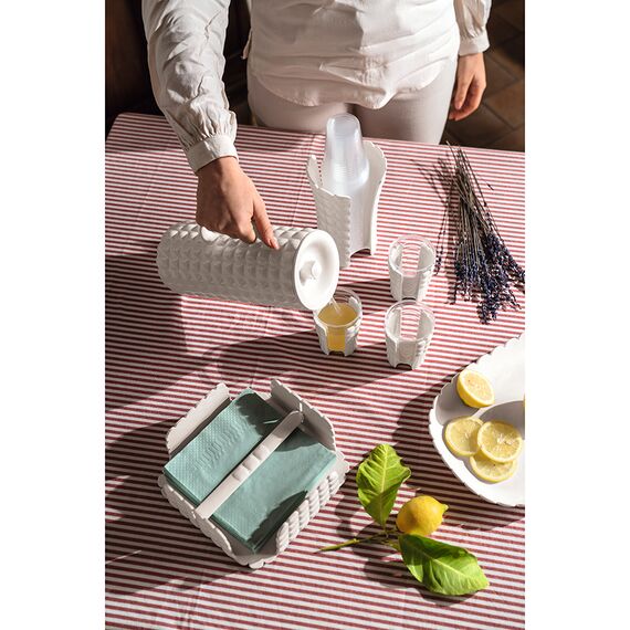 Кувшин Tiffany, 1,75 мл, серо-бежевый, Guzzini, изображение 4