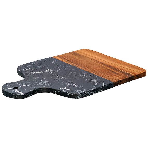 Доска сервировочная Marm, 21,5х33,5 см, черный мрамор/акация, Liberty Jones, изображение 5