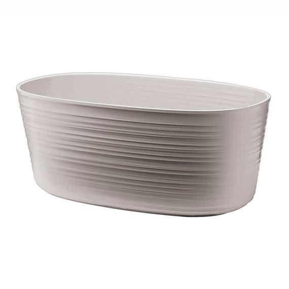 Кашпо для комнатных растений Tierra малое, серо-бежевое, Guzzini