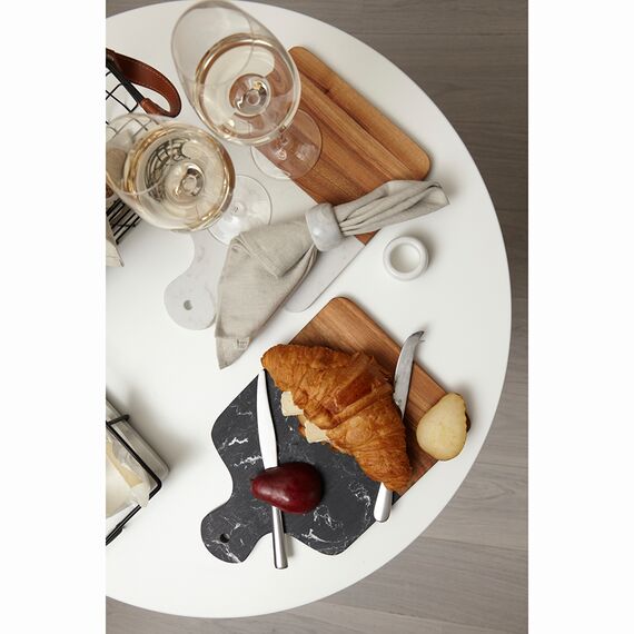Доска сервировочная Marm, 21,5х33,5 см, черный мрамор/акация, Liberty Jones, изображение 3
