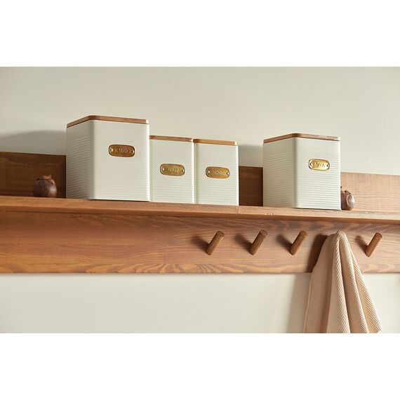 Банка для хранения муки Irmel, 3,2 л, молочная, Smart Solutions, изображение 3