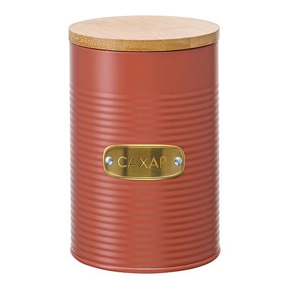 Банка для хранения сахара Irmel, 1,3 л, терракота, Smart Solutions