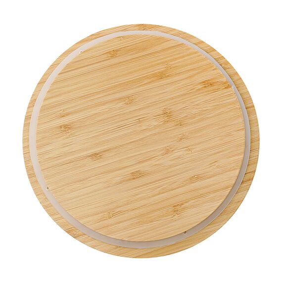 Чаша стеклянная с бамбуковой крышкой Harmy, 2 л, Liberty Jones, изображение 2