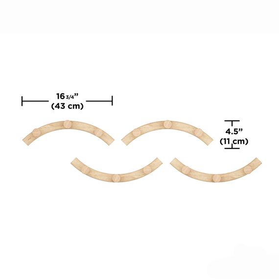 Вешалка настенная Slinka, натуральное дерево, Umbra, изображение 16