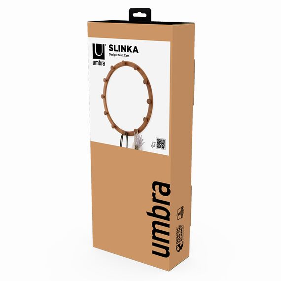 Вешалка настенная Slinka, орех, Umbra, изображение 15