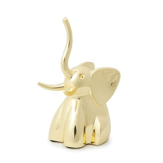 Подставка для колец ZOOLA слон латунь, Umbra, изображение 4