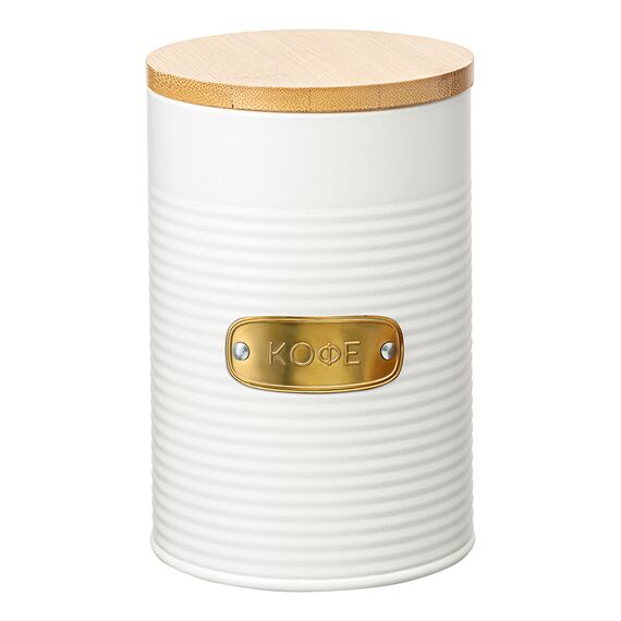 Банка для хранения кофе Irmel, 1,3 л, молочная, Smart Solutions