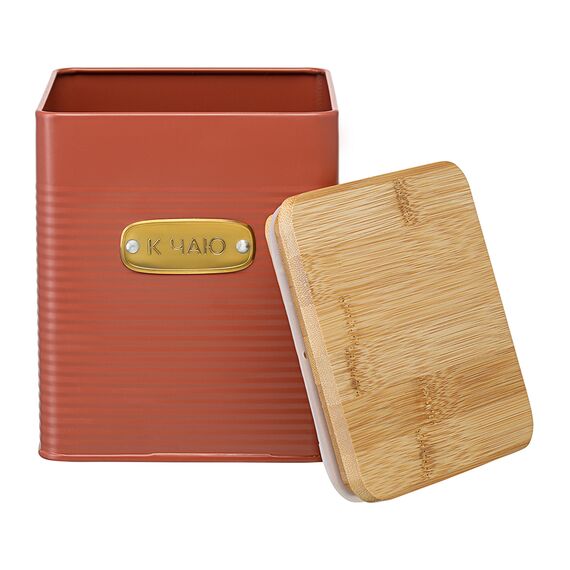 Банка для хранения сладостей Irmel, 3,2 л, терракота, Smart Solutions, изображение 5