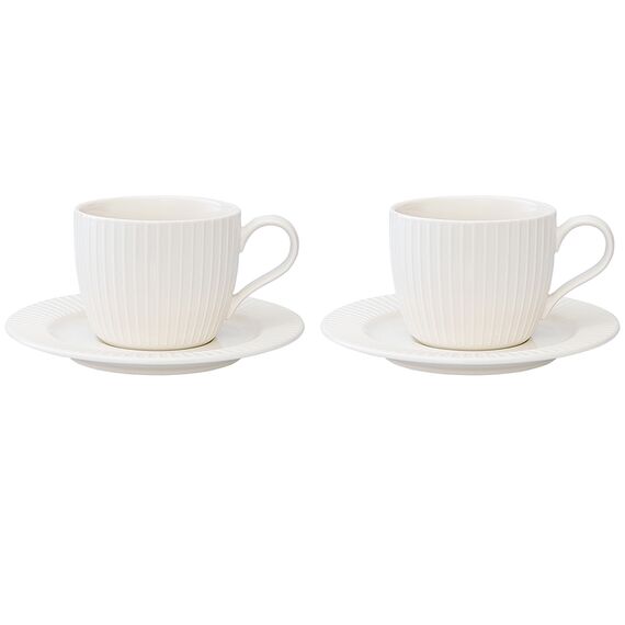 Набор чайных пар Soft Ripples, Dual Glazing, 250 мл, 2 шт., Liberty Jones