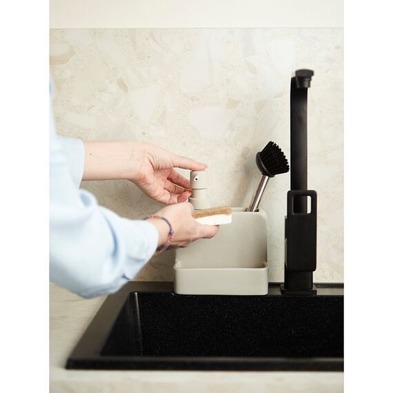 Диспенсер для мыла Noble, 280 мл, светло-серый, Smart Solutions, изображение 4