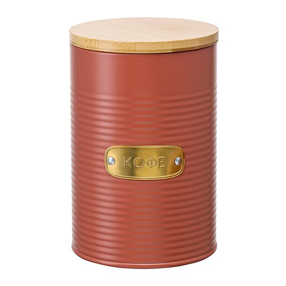 Банка для хранения кофе Irmel, 1,3 л, терракота, Smart Solutions