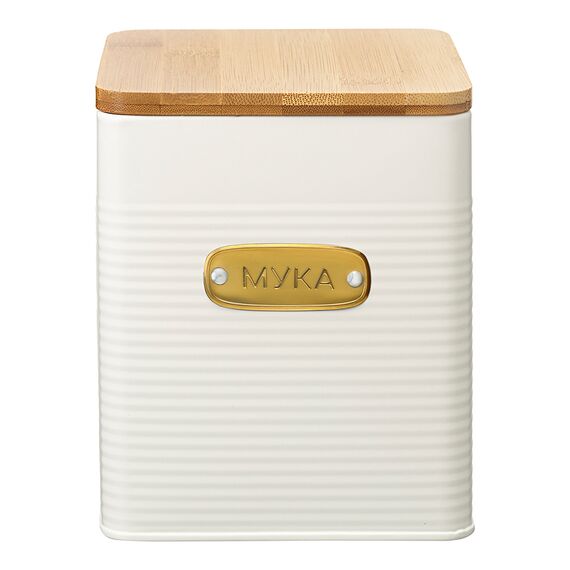 Банка для хранения муки Irmel, 3,2 л, молочная, Smart Solutions