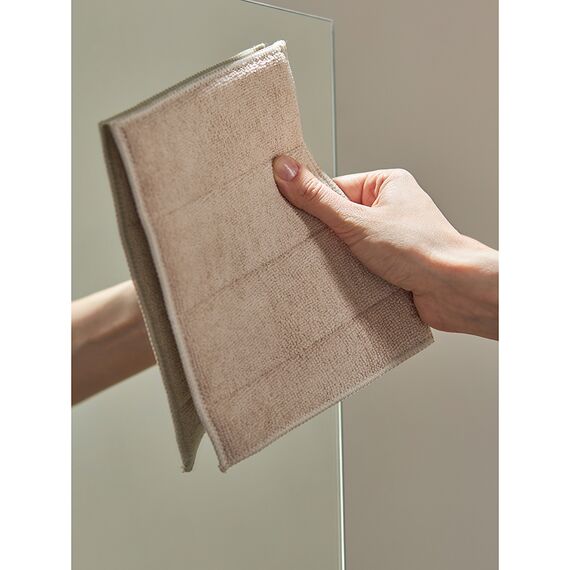 Набор салфеток-губок двухсторонних из микрофибры Cozy Clean, бежевые, 2 шт., Smart Solutions, изображение 2