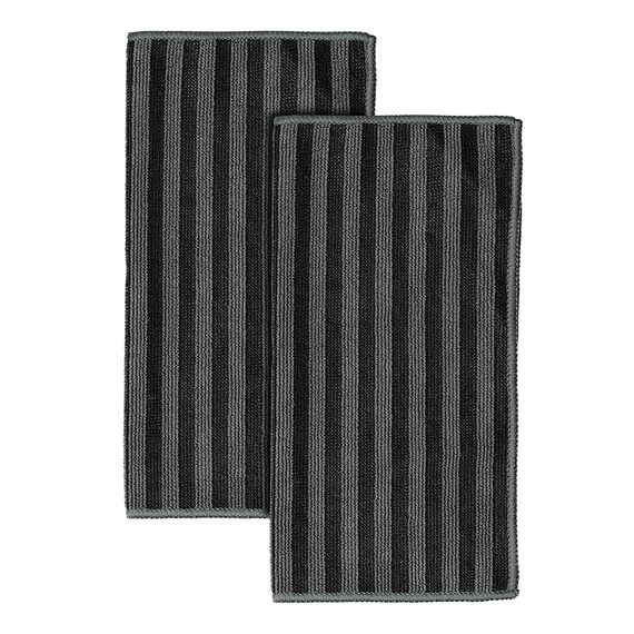 Набор салфеток двухсторонних для сильных загрязнений Cozy Clean, 30х30 см, темно-серые, 2 шт., Smart Solutions